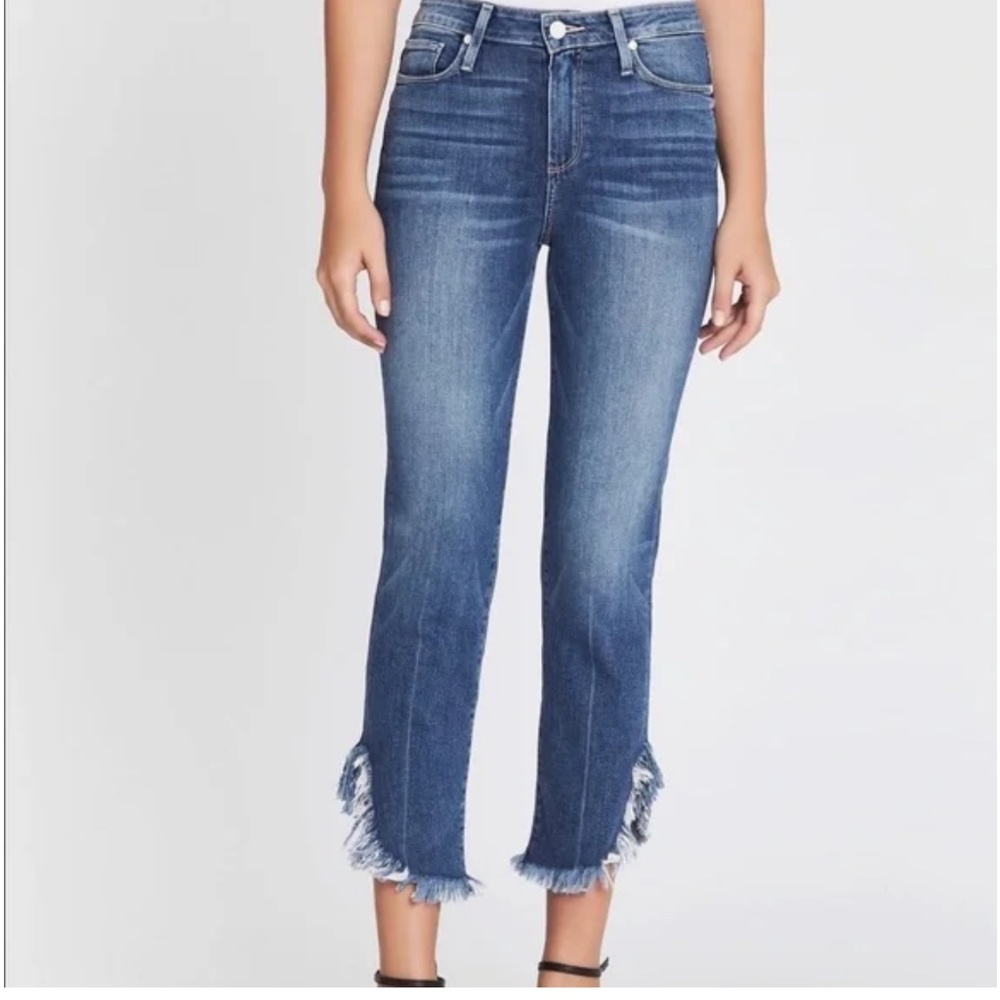 Paige Women's Hoxton High Rise Straight Leg Ankle Jeans